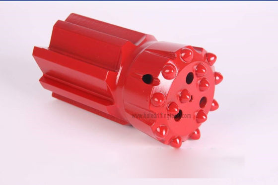 China Rotes Retrac-Knopf-Stückchen T38 T45 T51 76mm 89mm 102mm für Wasser-Brunnenbohrung fournisseur
